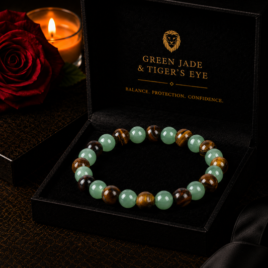 Green Jade and Tiger's Eye