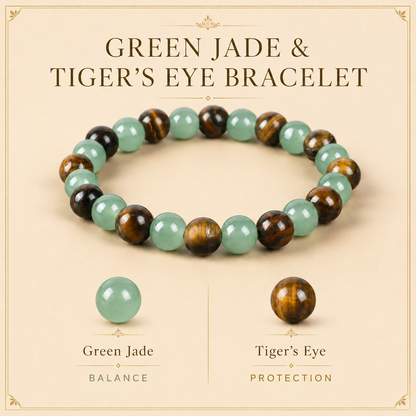 Green Jade and Tiger's Eye